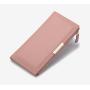 ZR607 Women's Long Wallet Fashion Girl PU Open Wallet Horizontal Square ID Card Holder Handbag Coin Purse Colored Zero Wallet
