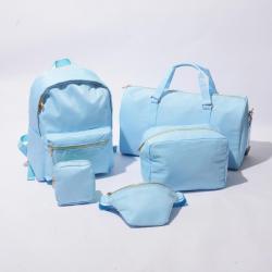 Free Shipping Stock Canvas Handbags Travel Tote Bags Small Nylon Fanny Pack PVC Cosmetic Pouch Bag Nylon Makeup Bag