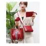 ZR359 New Fashion Woman Handbag Sets Four Piece Cover Mother Bag Handheld Lady PU One Shoulder Crossbody Bag Female Bucket Bag