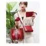 ZR359 New Fashion Woman Handbag Sets Four Piece Cover Mother Bag Handheld Lady PU One Shoulder Crossbody Bag Female Bucket Bag