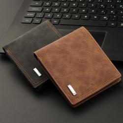 Men's wallet multifunctional leather wallet money clip fashion short wallet men wholesale leather purse