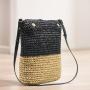 2024 New Fashion Folding Straw Woven Bag Dual purpose Single Shoulder Summer Woven Bag Handbags For Women