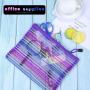 Gelory Zipper Mesh Pouch Document Bag Zipper File bags Storage Pouch Pencil Cases