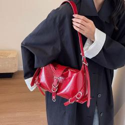 Women'S  High Quality New Fashion Pu Leather Handbag Manufacturer Designer Solid Shoulder Bags