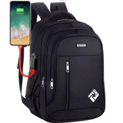 Men's backpacks school bag large capacity students backpack trend business computer laptop bag with USB travel bags
