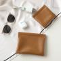 ZR481Women Lipstick Bag Girl Portable Mini Simple Hand Cosmetics Headset Travel Data Cable Storage Makeup Bag Coin Purse Wallet