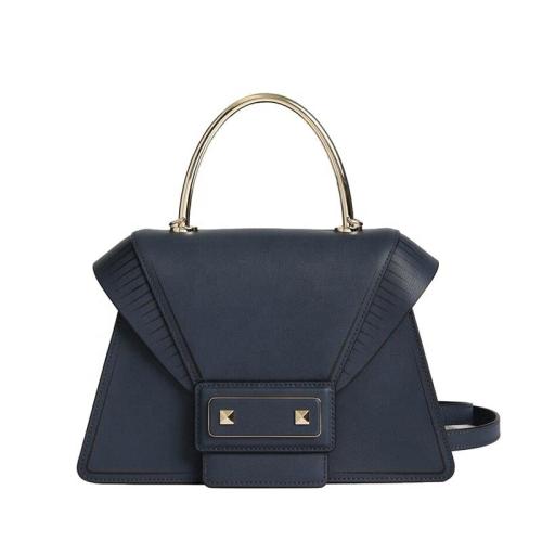 Manufacturer Latest Metal Top Handle Womens Handbags High Quality Faux Leather Fashion Unique Custom Logo Flap Ladies Hand Bags