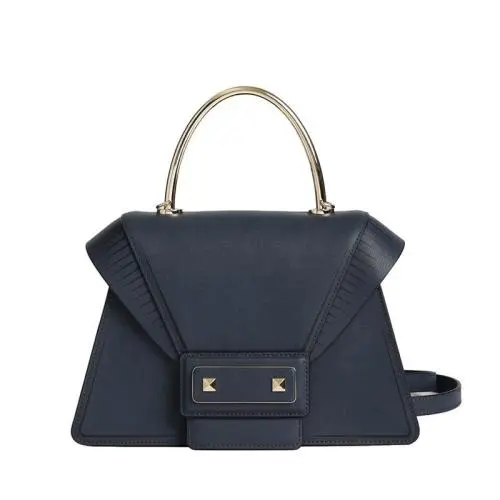 Manufacturer Latest Metal Top Handle Womens Handbags High Quality Faux Leather Fashion Unique Custom Logo Flap Ladies Hand Bags