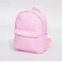 RTS Large Capacity Customizable Logo Travel Storage Bag Macaron Candy Color Black Chenille Patch Nylon Backpack