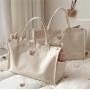 Korea Ins Mommy Bag Multi-Functional Canvas Tote Bag Fashion Large Capacity Mother And Baby Bag