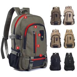 Gelory Travel Climbing Backpack School Bag Large Capacity Outdoor Hiking Camping Oxford Cloth Sports Bag Backpack