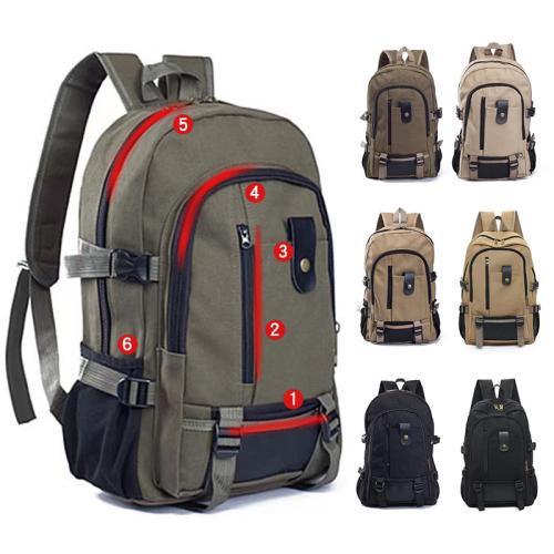 Gelory Travel Climbing Backpack School Bag Large Capacity Outdoor Hiking Camping Oxford Cloth Sports Bag Backpack
