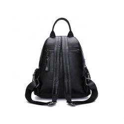 Top Quality Genuine Leather Women's School Backpack Bag Travel Satchel