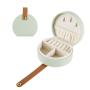 ZX047 New Style Women And Girl PU Leather Jewelry Organizer Display Travel Jewelry Case Boxes Ring Necklace Jewelry Holder