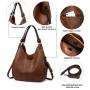 Lovevook HOT SALE  famous designer PU leather handbags for women large multi pocket ladies hobo bag casual women's tote bags