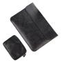 PU leather magnetic laptop bag high quality leather gift laptop sleeve and charger case