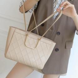 Genuine Leather Big Bag Women's High-Grade Real Cow Leather Shoulder Bag Wholesale large-Capacity Women Handbag Simple Tote Bag