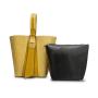 2024 Snake Crocodile Genuine Leather Bucket Bags Women Handbags For Ladies Luxury Handbag