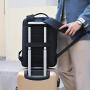 Wholesale Business Travel Backpack Factory 15.6-Inch Waterproof Laptop Bag with USB Black Printing Gift Backpack