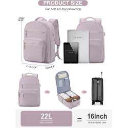 ZF193 Travel Shoulder Bag Large Capacity Men and Women Business Casual Backpack Oxford Multi-compartment Schoolbag Laptop Bag