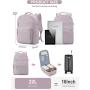 ZF193 Travel Shoulder Bag Large Capacity Men and Women Business Casual Backpack Oxford Multi-compartment Schoolbag Laptop Bag