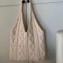 XL331 Vintage Handmade Woolen Knitting Bag New Version Shoulder Bag Lightweight Ladies Tote Bag Imported Shopping Handbag