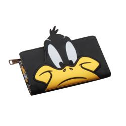 Customized small zipper wallet for women cartoon pattern leather women's wallet