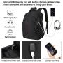 New Design 15.6-Inch Business Laptop Backpack Multifunctional USB Travel Bag Waterproof Oxford Men Women's Vacuum Backpack