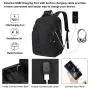 New Design 15.6-Inch Business Laptop Backpack Multifunctional USB Travel Bag Waterproof Oxford Men Women's Vacuum Backpack