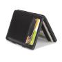 CUIKCA Magic Wallet Money Clip Unisex PU Leather Simple Slim Elastic Wallet Purse Business ID Credit Card Holder Bank Card Cases