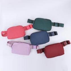 38 Colors Custom Ladies Running Belt Waist Bag Mini Small Sling Chest Fanny Pack Waterproof Nylon Crossbody Bag Women