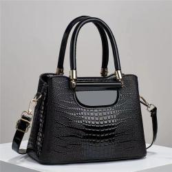 2024 New Bags for women Bright Leather Ladies Large Capacity Handbag with Single Chain Strap Fashionable Portable Style