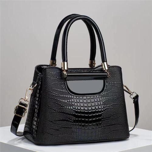 2024 New Bags for women Bright Leather Ladies Large Capacity Handbag with Single Chain Strap Fashionable Portable Style