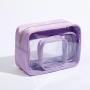 Innovative Design Keymay 2022 New in Stock Make Up Organizer Transparent Cosmetic Bag PVC Pouch