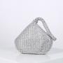 2023 Diamond Lattice Handbag Manufacturer Customize Sunflower Clutch Shoulder Bag Sparkling Party Evening Bag