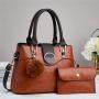 PU leather large capacity ladies hand bags 2024 new fashion women handbags tote bags for women
