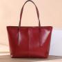 Wholesale Fashion Oil Wax Retro Genuine Leather Big Tote Bag Ladies Handbags Large Capacity Women Shoulder Hand Bag
