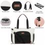 LOVEVOOK Factory Wholesale 3pcs high quality multi function baby diaper tote bag travel portable nappy mommy bag with cooler bag
