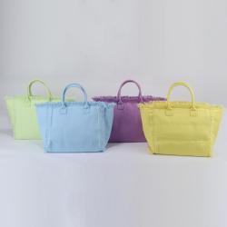 Manufacturer Wholesale Fashion Tassel Tote Handbags Custom Private Label Large  Ladies Travel Waterproof Beach Canvas Handbag