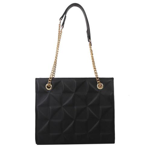 ZR805 Women Bag New Fashion Chain Lattice PU Ladies Leisure High-capacity Handbag Girls Crossbody Handbag Portable Tote Bag