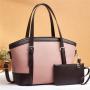 bolsos de mujer Contrast Color Tote Bag Trendy Handbags New Fashion Purses And Handbag For Women