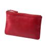 Eco friendly travel  makeup organizer small portable leather cosmetic make up bag