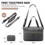 LOVEVOOK Wholesale 2pcs Weekender handBag with Toiletry Pouch Overnight Bag Travel accessories Tote Bag Gym Duffel Bag 2023