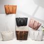 Gelory Luxury Design Triangle Printed Tote Bag Custom Woven Embossed Large Capacity Zipper Tote Handbag