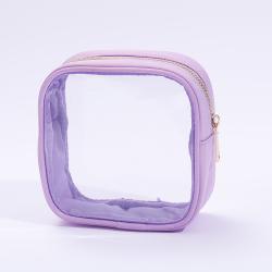 Custom Fashion Durable Portable Zip Traveling Makeup Toiletry Transparent PVC Bag Organizer Cosmetic Clear Pouches Wash Bags