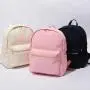 Girls and Boys Classic School Bags Light Weight ONE Size Corduroy Kids School Backpack