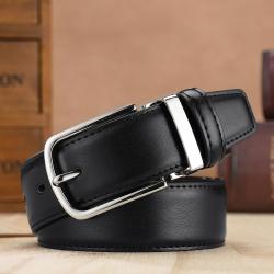 Wholesale designer men pin buckle leather belt business men fashion leather belt