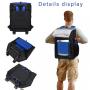Large Beach Picnic Supermarket Insulated Storage Tote Trolley Food Travel Cooler Backpack Bag With 4 Wheels