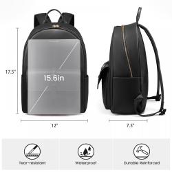 LOVEVOOK Fashion PU Leather Casual College Style Travel Bag Water Resistant daypack cute girls school Satchel backpack for women