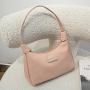 Wholesale Fashion women's singles shoulder bag women 2024 Pu Leather Solid Color Casual underarm bags bag for woman brand